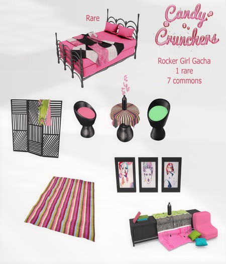 Candy Crunchers - Rocker Girl - Chill Table