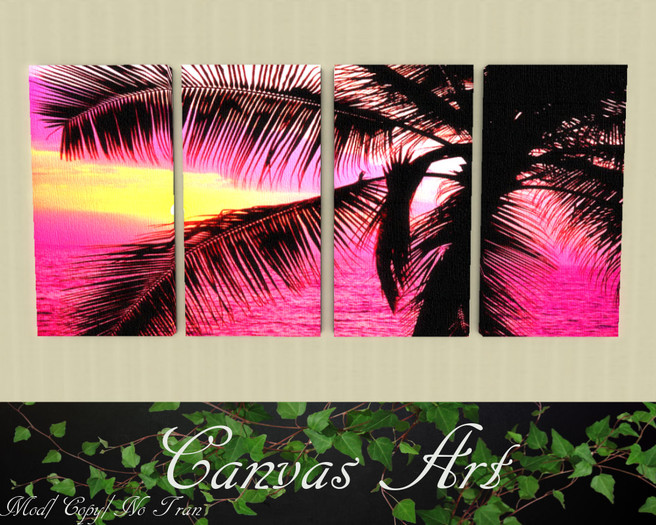 Palm Tree Canvas Art
