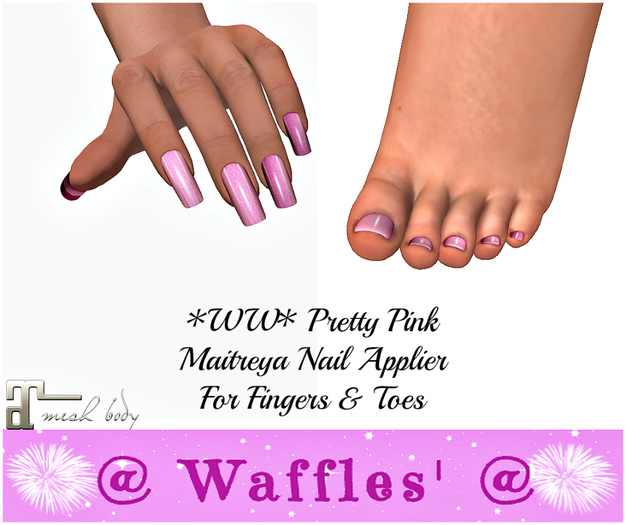 *WW* Pretty Pink Maitreya Nails  Applier