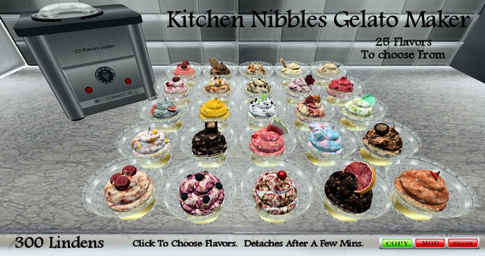 Kitchen Nibbles/Special O'Cassions Gelato Maker