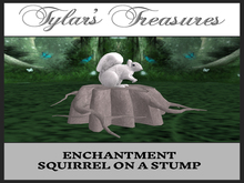 .:TT:.  ENCHANTMENT SQUIRREL ON A STUMP box