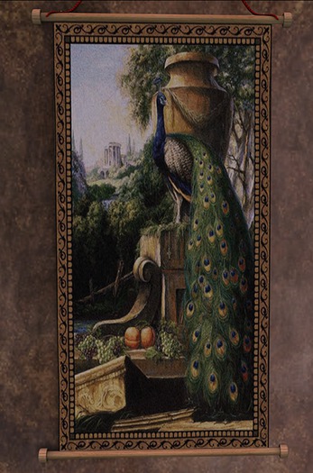 PEACOCK TAPESTRY