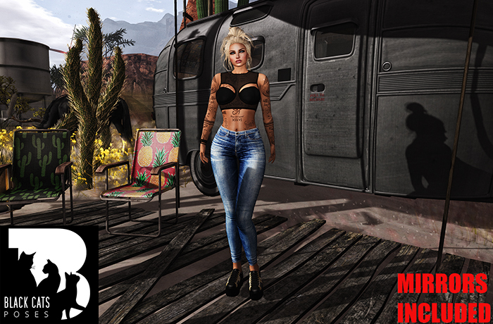 Black Cats poses - Modelling 3
