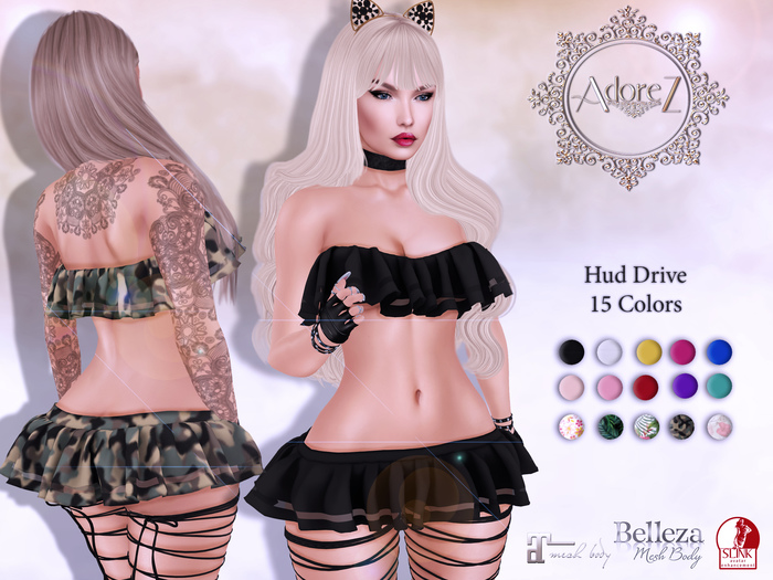AdoreZ-Malu Dress Hud Colors