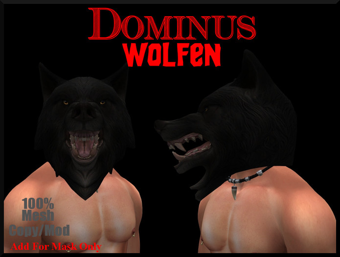 ~DOMINUS~ Wolfen Wolf mask (BOXED)