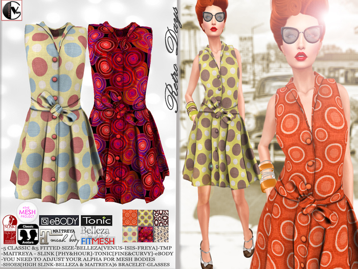 [Vips Creations] - Female Outfit - [Retro Days]