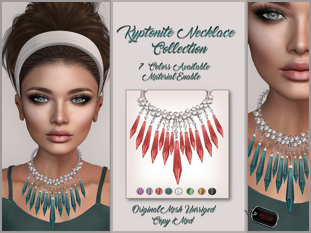 .:Pulse:. Kryptonite Necklace / Tan