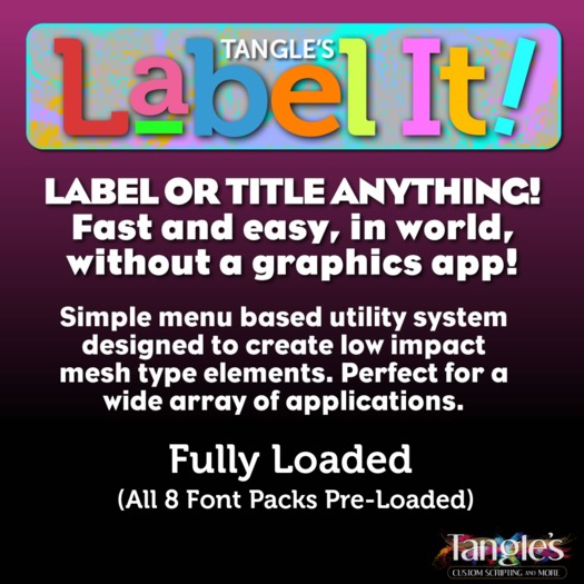 Label It! - Fully Loaded Version