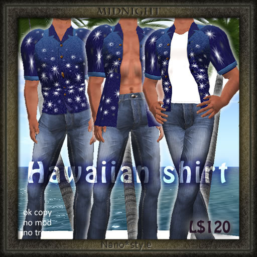 Hawaiian shirt [midnight]