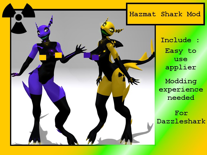 [S.I.] Hazmat shark (tintable)