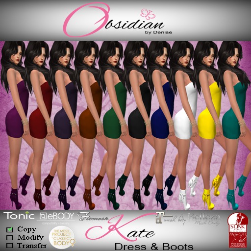 ::OBD::Kate Dress & Boots [HUD]  