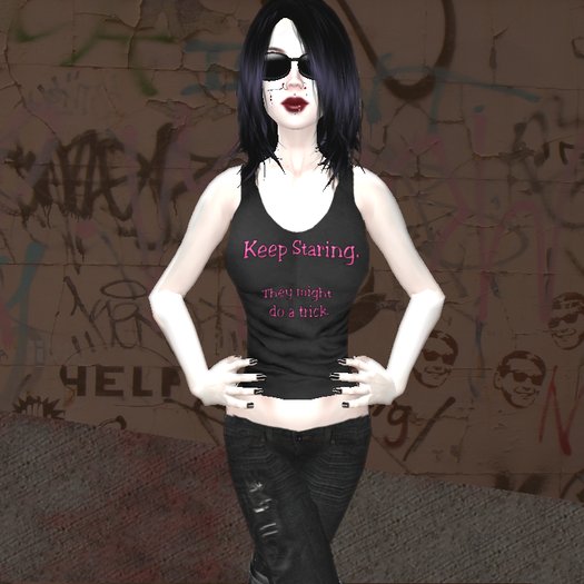 *Chaos, Panic, & Disorder* Keep Staring Tank Top