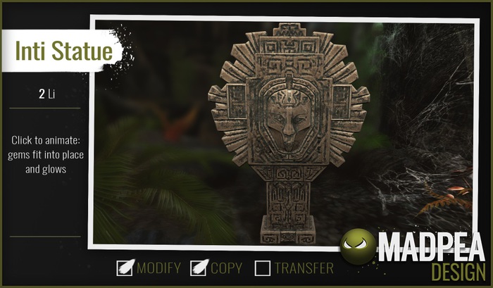 MadPea Inca Statue - Inti Boxed