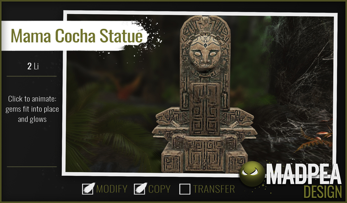 MadPea Inca Statue - Mama Cocha