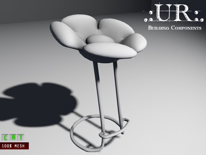 .:UR:. Nature Collection - Flower Stool (full perm mesh)
