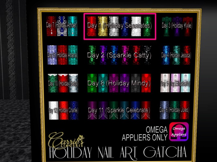 CB~Holiday Nail Art (House 1) Holiday Separates