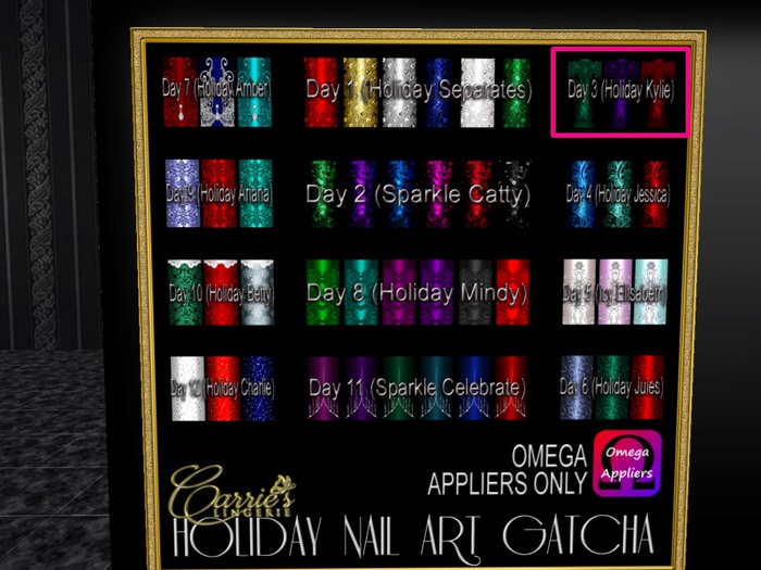 CB~Holiday Nail Art (House 3) Holiday Kylie
