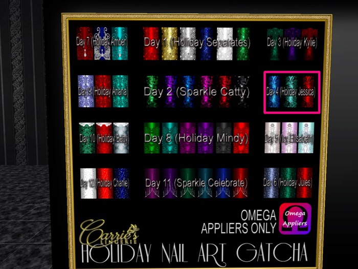 CB~Holiday Nail Art (House 4) Holiday Jessica