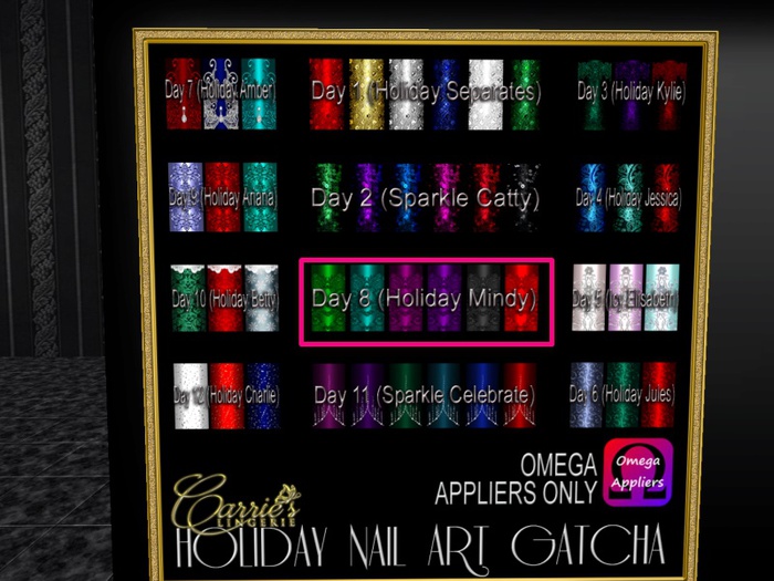 CB~Holiday Nail Art (House 8) Holiday Mindy