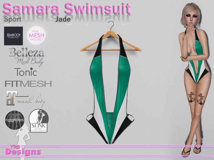 Samara Swimsuit Sport Jade