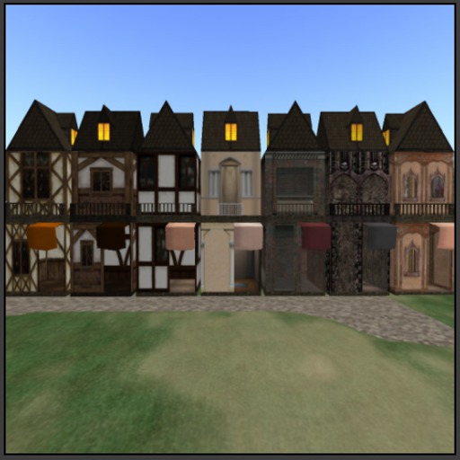 8 City Shops Buildings Box