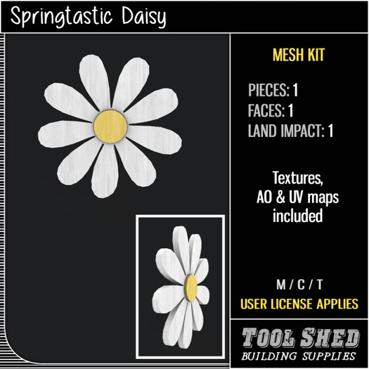 Tool Shed - Springtastic Daisy Mesh Kit