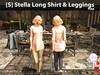 s stella long shirt leggings pink pic