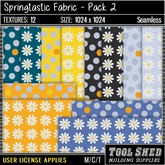 Tool Shed - Springtastic Fabric - Pack 2