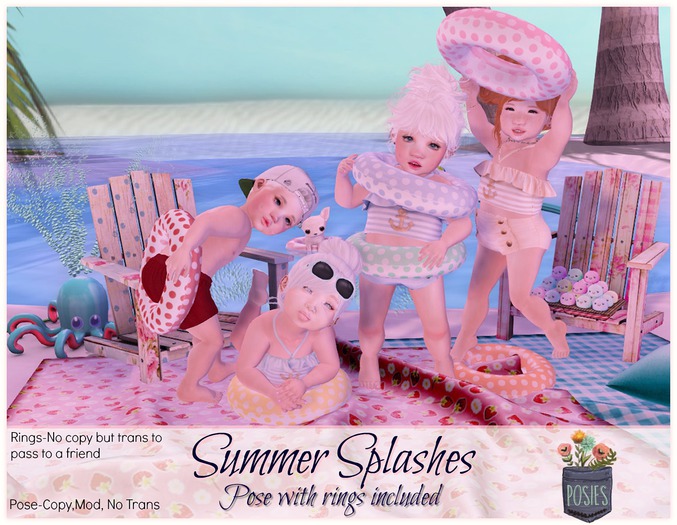 Posies-Summer Splash Pose-REZZ ME