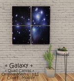 || When I'm Bored || Decor || 100% Mesh || Quad Canvas ||  Galaxy
