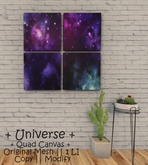 WIB - Quad Mesh Canvas - Universe