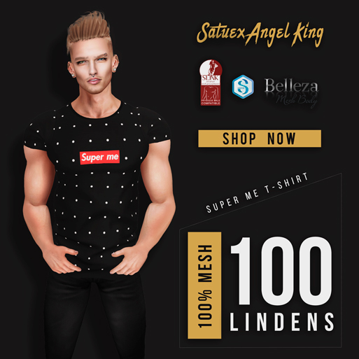 .:SATUEX:. T-Shirt Super Me Black [click to unpack]