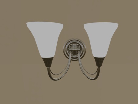 Second Life Marketplace - Mesh Wall Lamp on / off * box