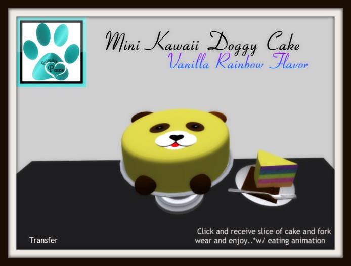 ~FP@ws! Mini Kawaii Doggy Cake