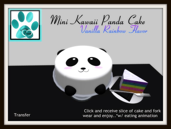 ~FP@ws! Mini Kawaii Panda Cake
