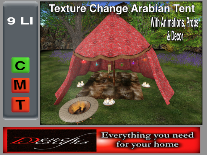 *Dench Designs* Texture Change Arabian Tent