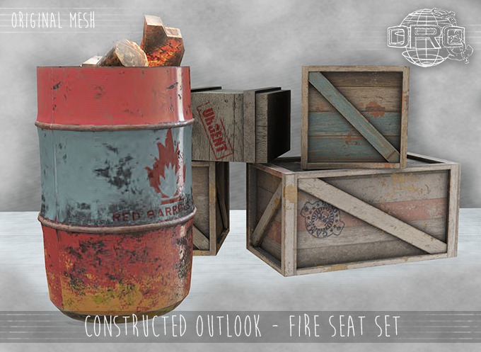 -DRD- Constructed Outlook - Fire Seat Set