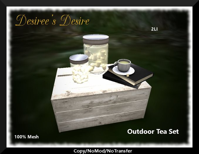 ::::Desiree's Desire:::: Outdoor Tea Set