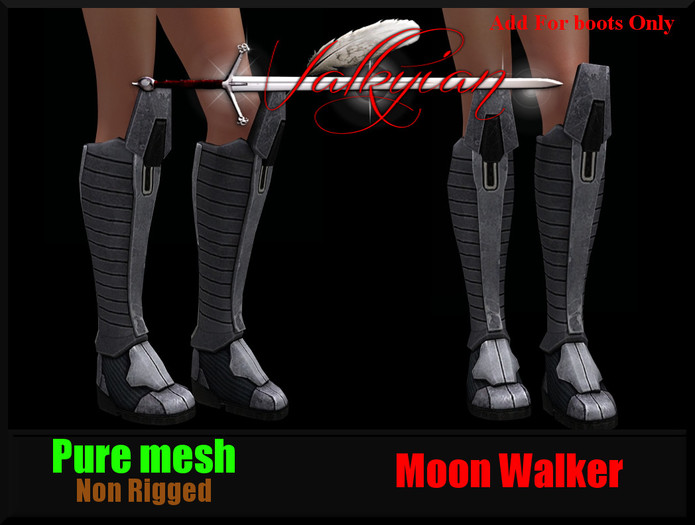 ~Valkyrian~ Moon Walker Metal Boots (BOXED)