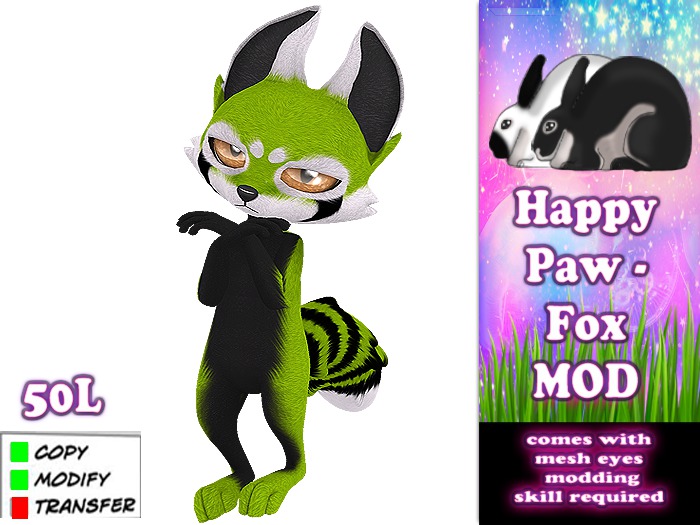 [HP] - Fox - Red Panda Green