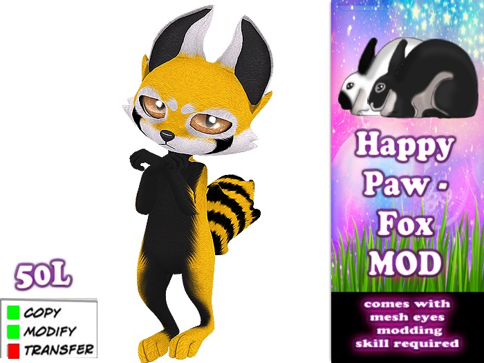[HP] - Fox - Red Panda yellow