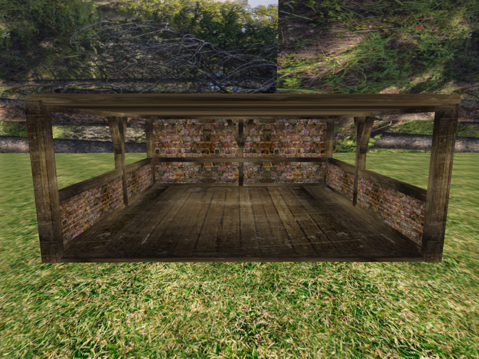 ::UD:: Open Face Barn Brick without Stall