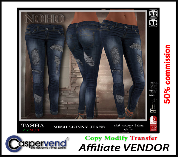 Affiliate Vendor [NOHO] - Tasha Jeans blue ripped