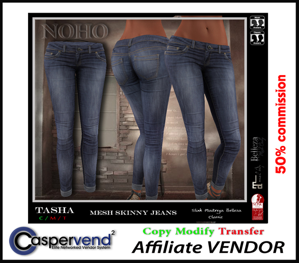 Affiliate Vendor [NOHO] - Tasha Jeans mid. blue