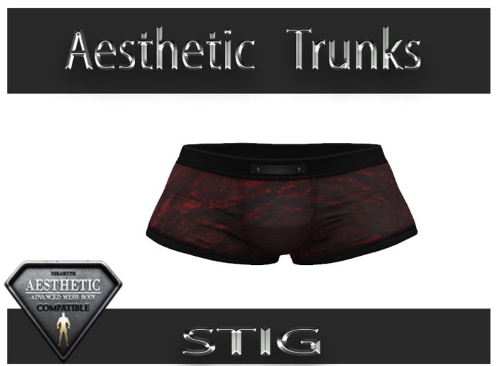 Mesh Boxer for Aesthetic red