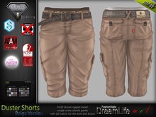 Duster Shorts Pants Beige - Fashionnatic