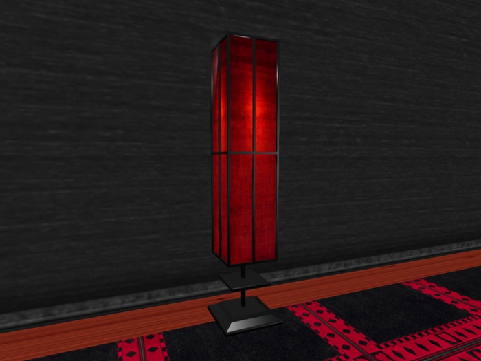 DED TALL LAMP RED