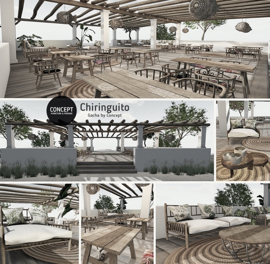 Concept} *03. Chiringuito. Sofa PG. RARE