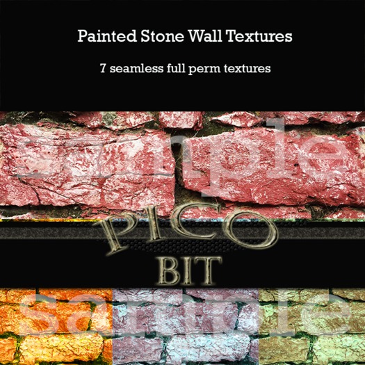 Painted Stone Wall Textures