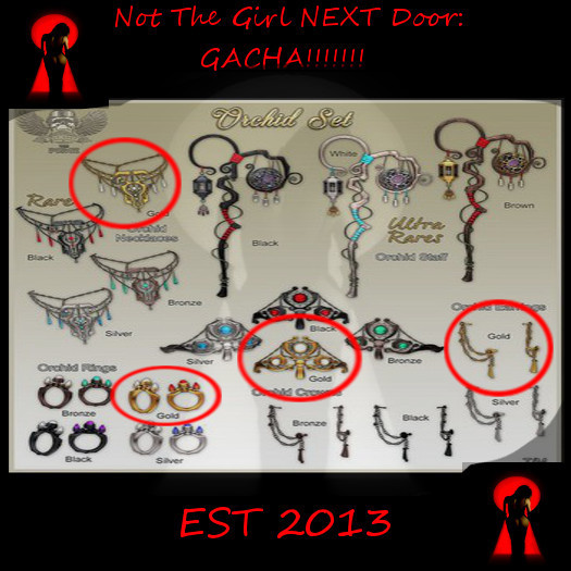 [The Forge] Orchid Gold set